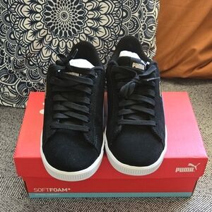 Puma Black and White SoftFoam+ Sneakers